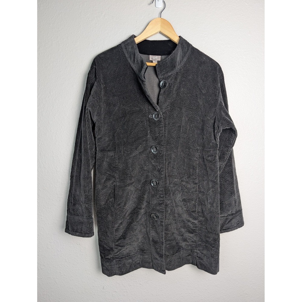 J. Jill black/gray Women's Jacket, so stylish! - Picture 2 of 12